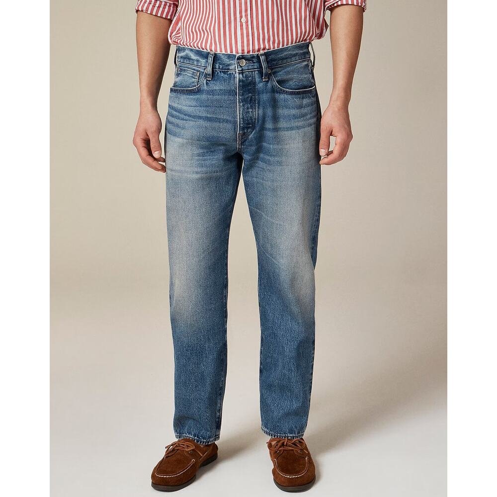NWT J Crew Classic Jean Vintage Medium Wash Japanese Selvedge Denim 30 x 32